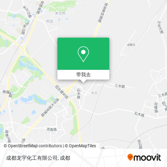 成都龙宇化工有限公司地图