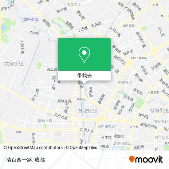 清百西一路地图