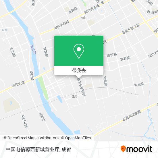 中国电信蓉西新城营业厅地图