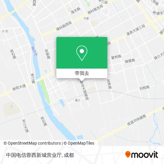 中国电信蓉西新城营业厅地图