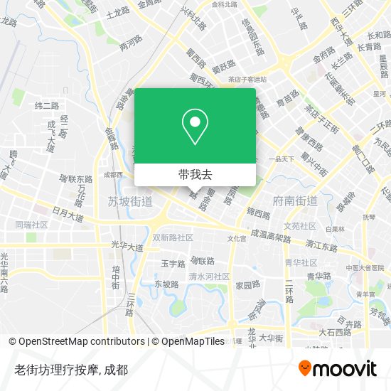 老街坊理疗按摩地图