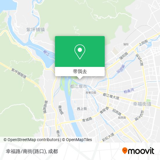 幸福路/南街(路口)地图