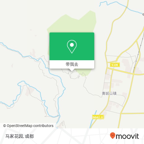 马家花园地图