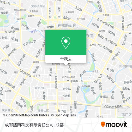 成都熙南科技有限责任公司地图