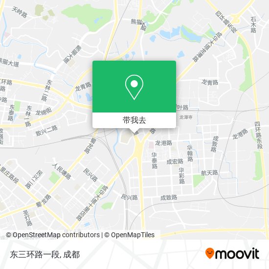 东三环路一段地图