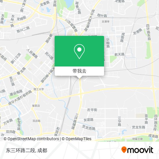 东三环路二段地图
