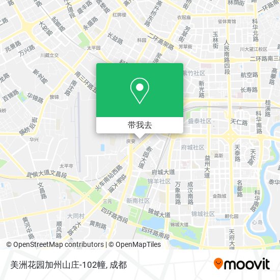 美洲花园加州山庄-102幢地图
