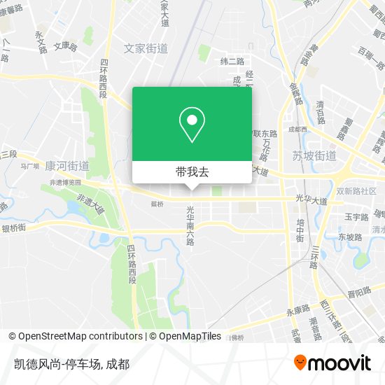 凯德风尚-停车场地图