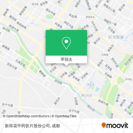 新荷花中药饮片股份公司地图