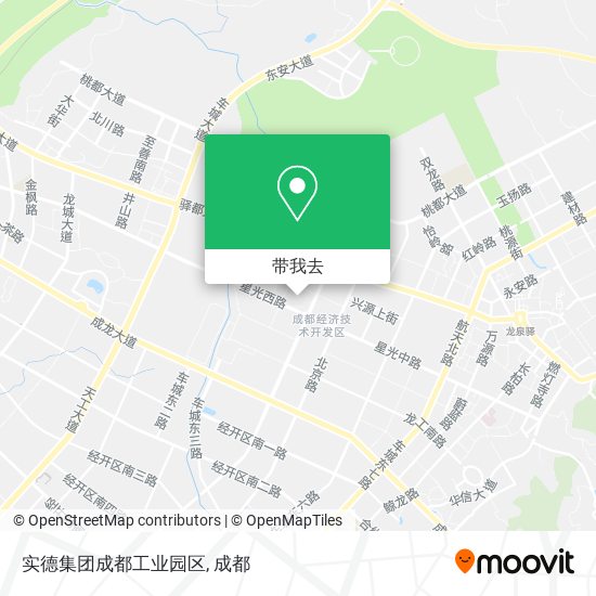 实德集团成都工业园区地图