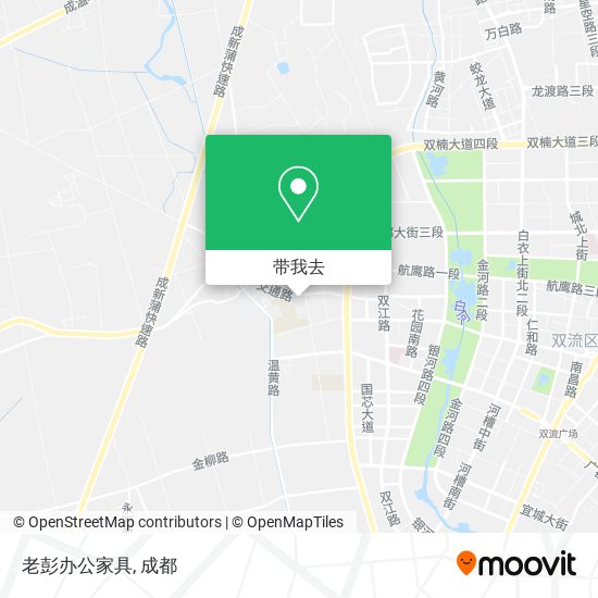 老彭办公家具地图