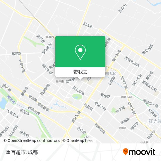 重百超市地图