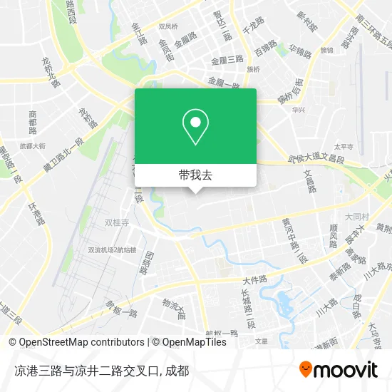 凉港三路与凉井二路交叉口地图