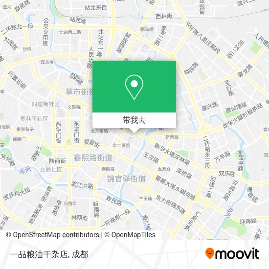 一品粮油干杂店地图