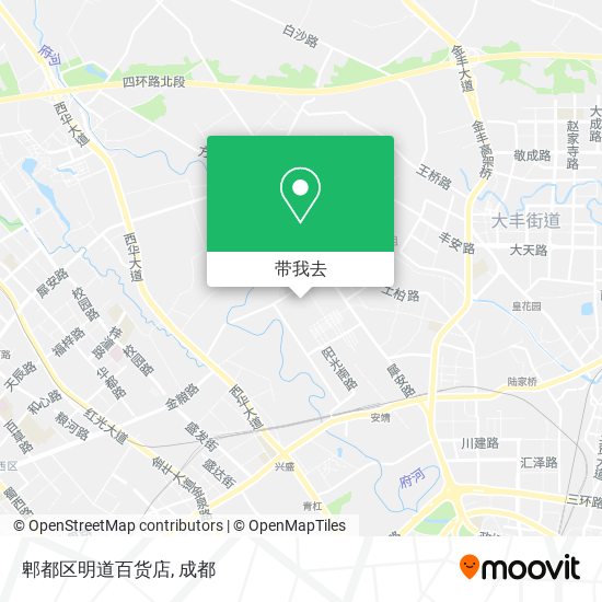郫都区明道百货店地图