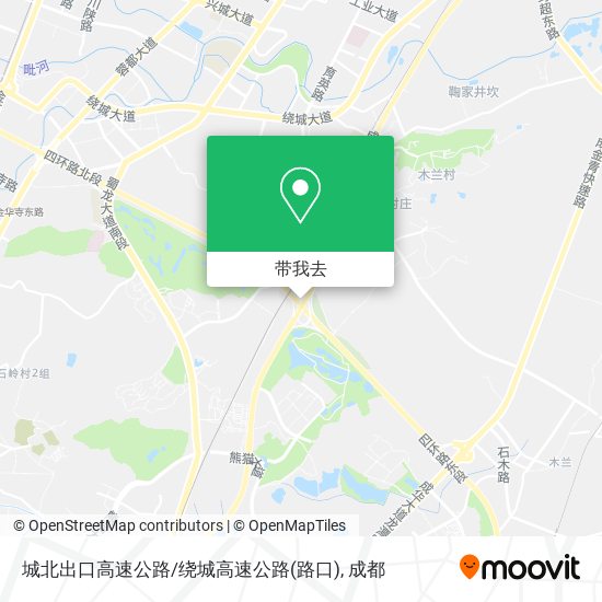 城北出口高速公路/绕城高速公路(路口)地图