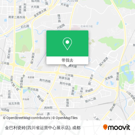 金巴利瓷砖(四川省运营中心展示店)地图