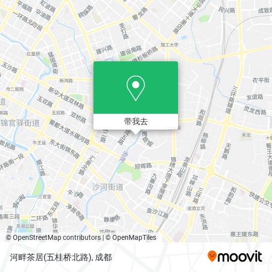 河畔茶居(五桂桥北路)地图