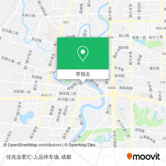 佳兆业君汇-上品停车场地图