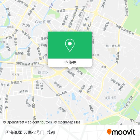 四海逸家·云庭-2号门地图