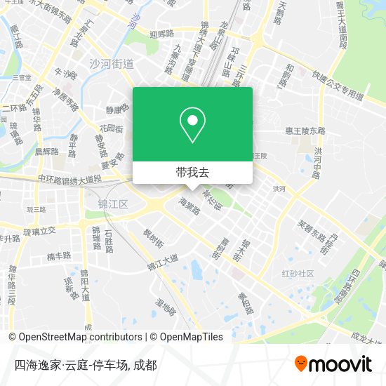 四海逸家·云庭-停车场地图