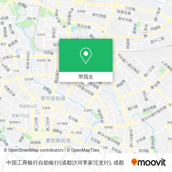 中国工商银行自助银行(成都沙河李家沱支行)地图