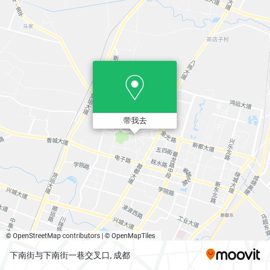 下南街与下南街一巷交叉口地图