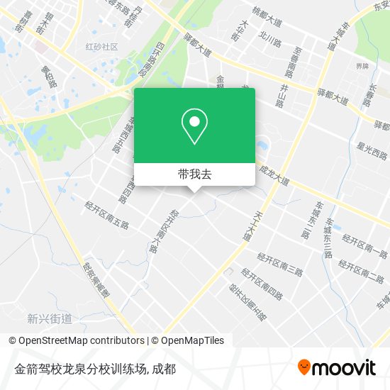 金箭驾校龙泉分校训练场地图