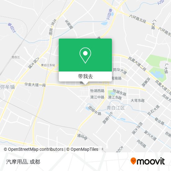 汽摩用品地图