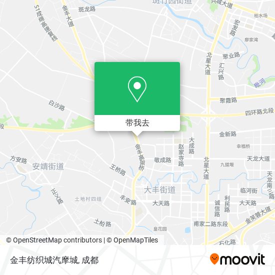 金丰纺织城汽摩城地图