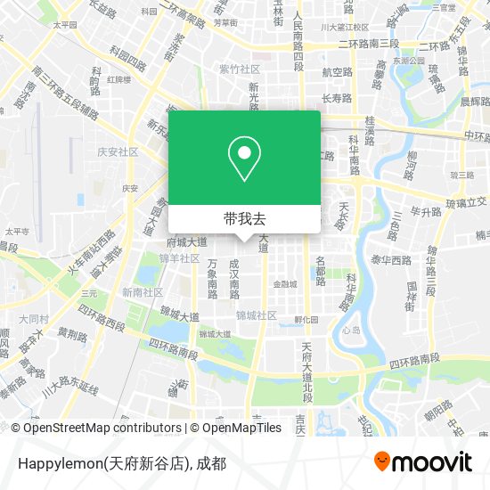 Happylemon(天府新谷店)地图
