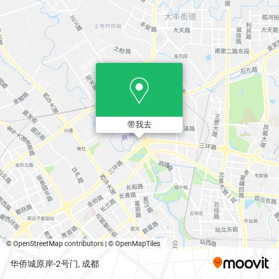 华侨城原岸-2号门地图