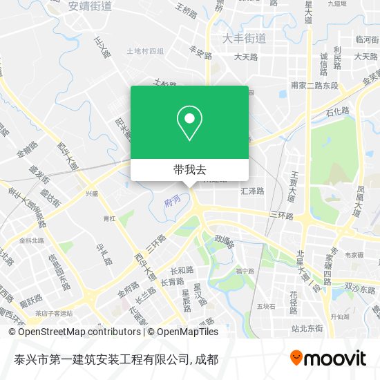 泰兴市第一建筑安装工程有限公司地图