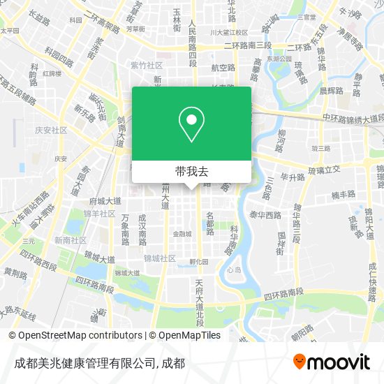 成都美兆健康管理有限公司地图