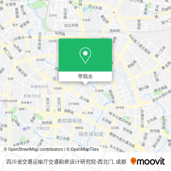 四川省交通运输厅交通勘察设计研究院-西北门地图