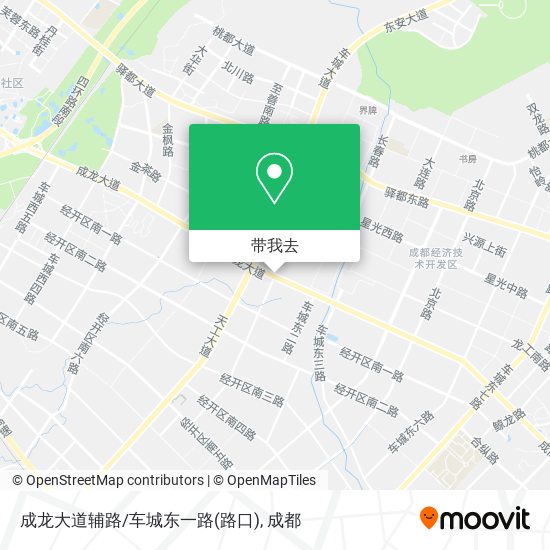 成龙大道辅路/车城东一路(路口)地图