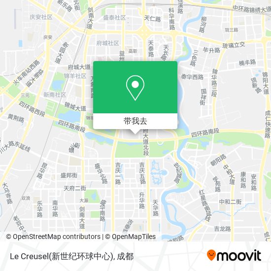 Le Creusel(新世纪环球中心)地图