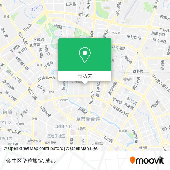 金牛区华蓉旅馆地图