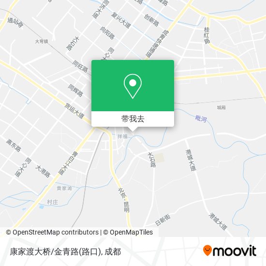 康家渡大桥/金青路(路口)地图