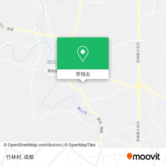 竹林村地图