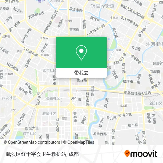 武侯区红十字会卫生救护站地图