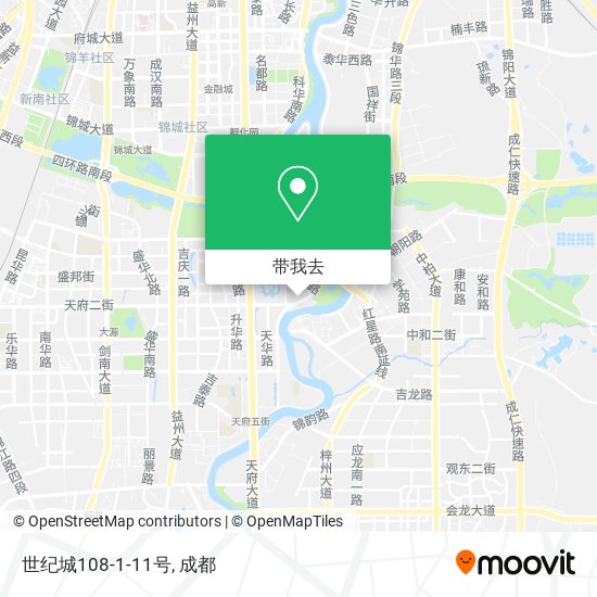 世纪城108-1-11号地图