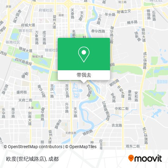 欧度(世纪城路店)地图