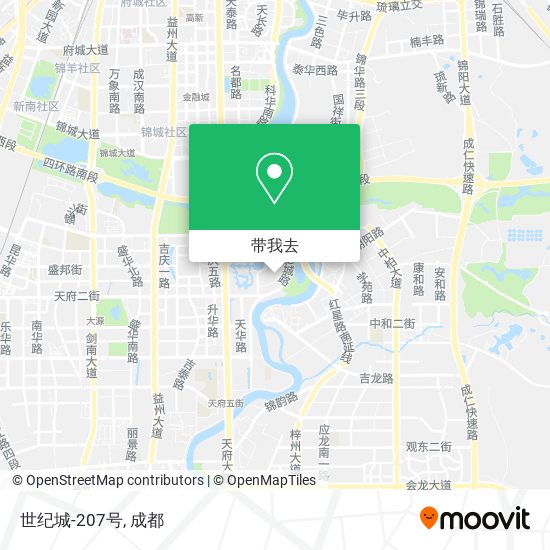 世纪城-207号地图