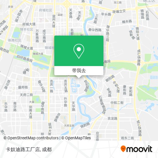 卡奴迪路工厂店地图