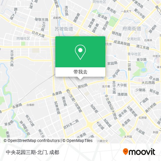 中央花园三期-北门地图