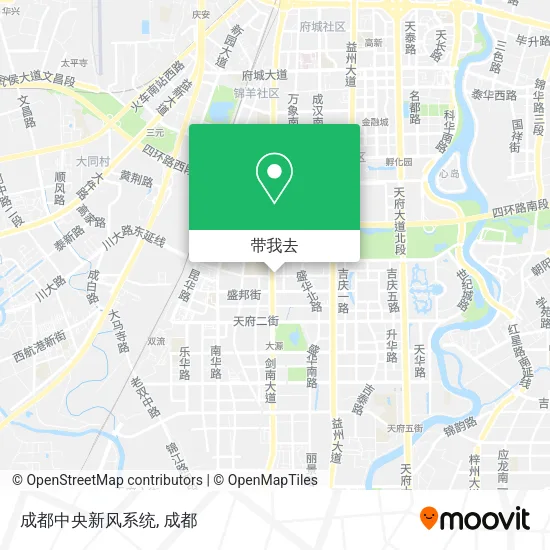 成都中央新风系统地图