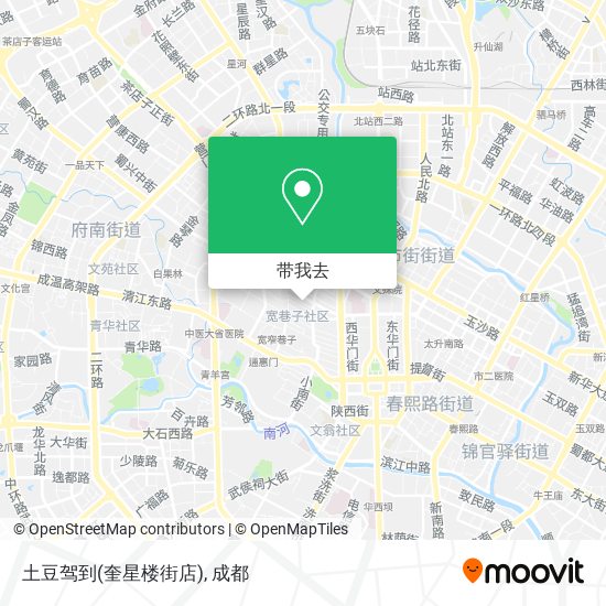 土豆驾到(奎星楼街店)地图