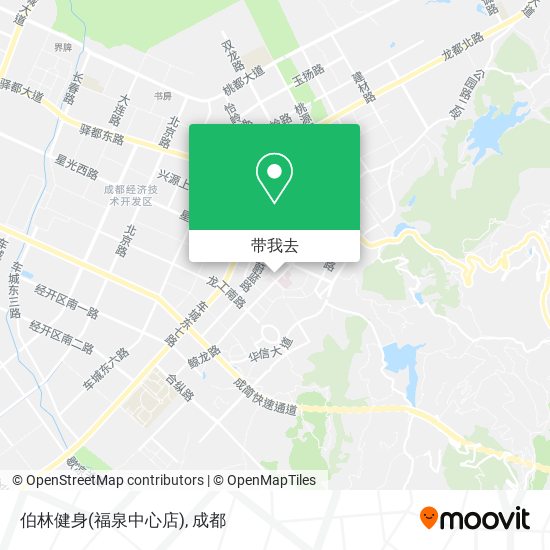 伯林健身(福泉中心店)地图