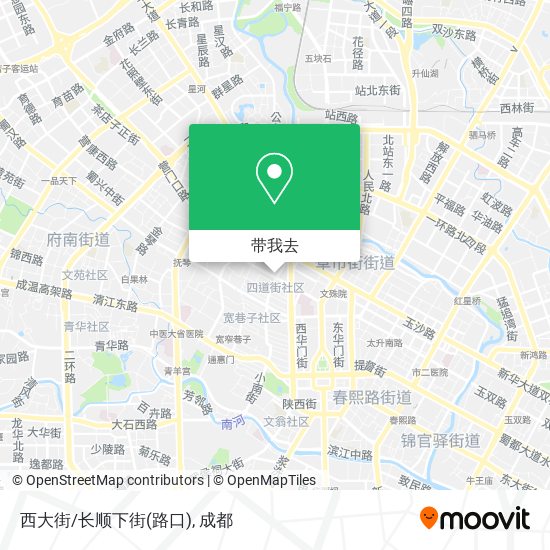 西大街/长顺下街(路口)地图